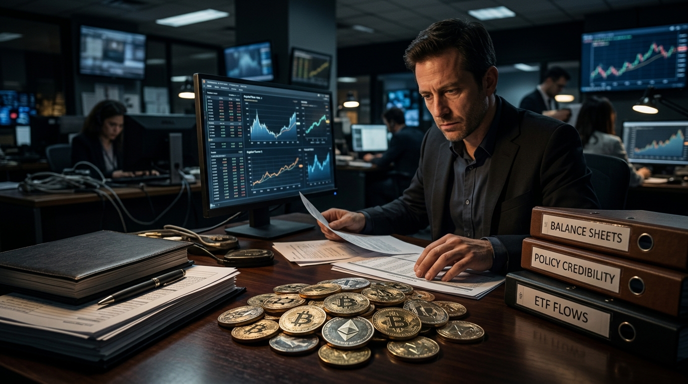 Le prochain régime de la crypto se valorise à travers les bilans, les flux d'ETF et la crédibilité politique