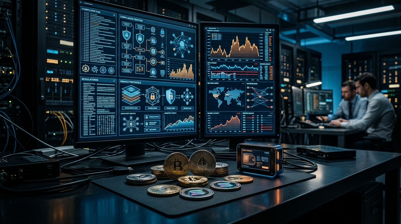 Crypto’s Next Trade Is Being Priced by Compliance Friction, Privacy Demand and Infrastructure Risk
