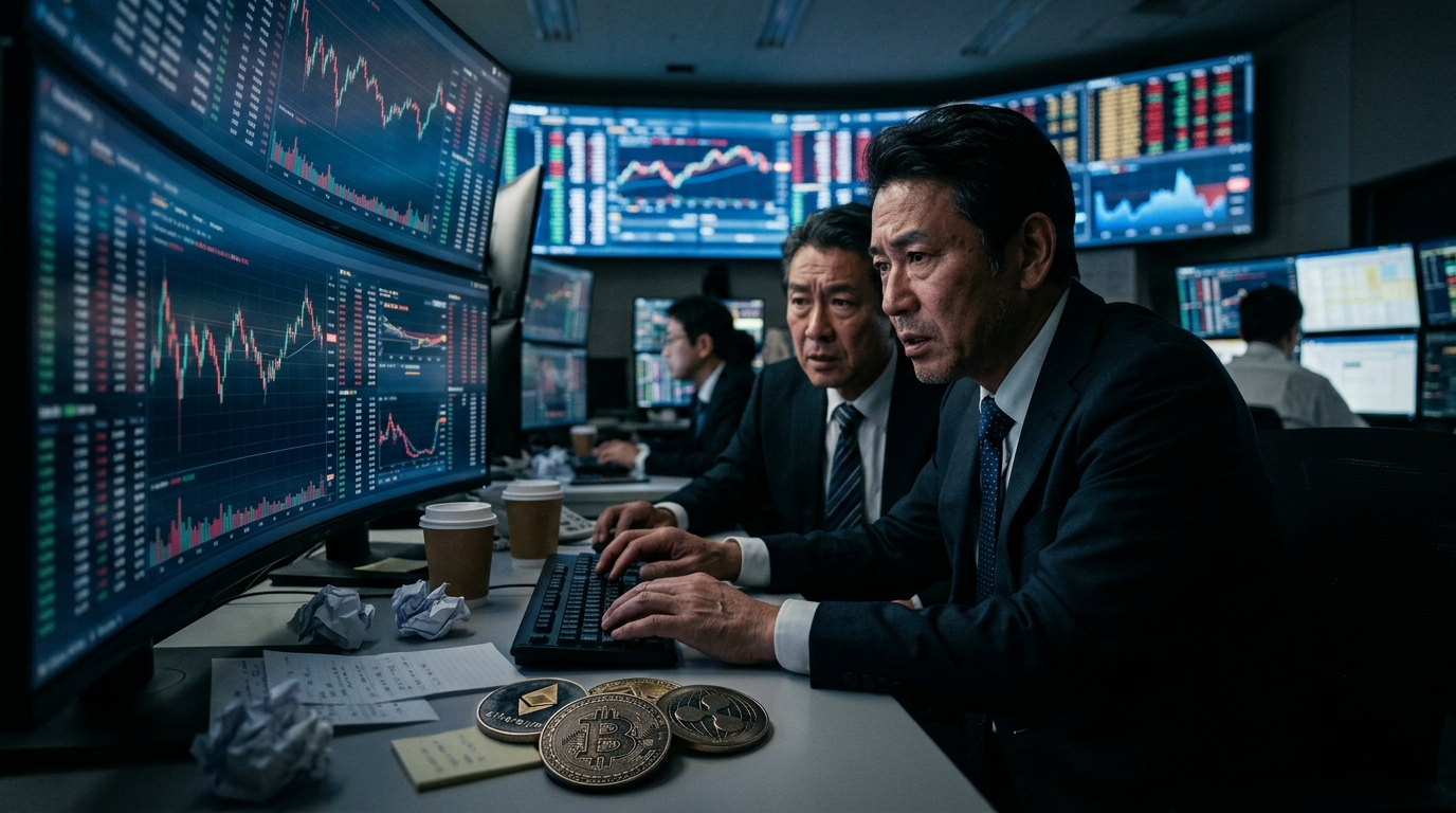 Japan's $96B JGB losses spotlight BOJ rate hikes and Bitcoin risks amid rising yields.