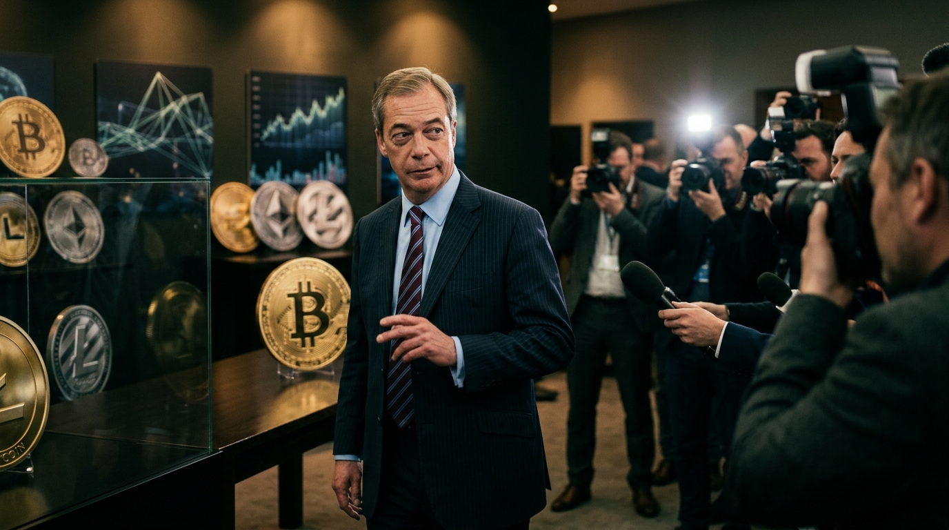 Nigel Farage niega vínculos con el conspiracionista cripto John Mappin