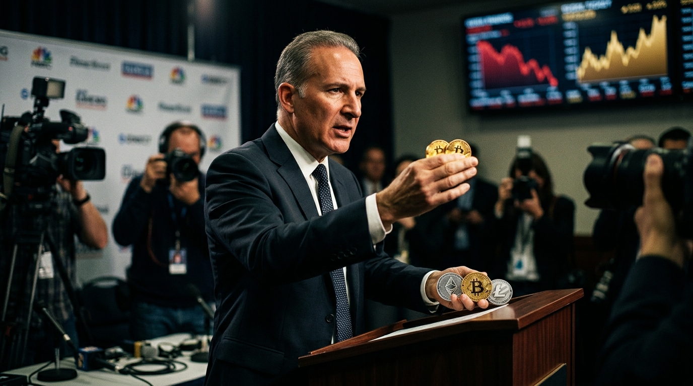 Peter Schiff Says Sell Bitcoin and Strategy Stock as Gold Tops $4,400
